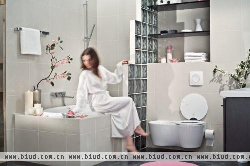 小空间日式卫浴 风格优雅功能齐全