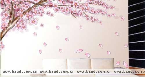 10款唯美背景涂鸦 仿佛在那樱花的季节(组图)
