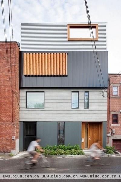 清新自然素净风 加拿大现代四方堆积风格住宅