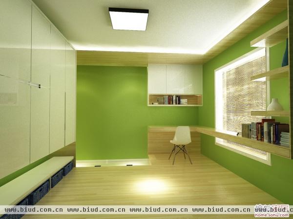 亲近自然 120平米绿色时尚公寓学生设计方案