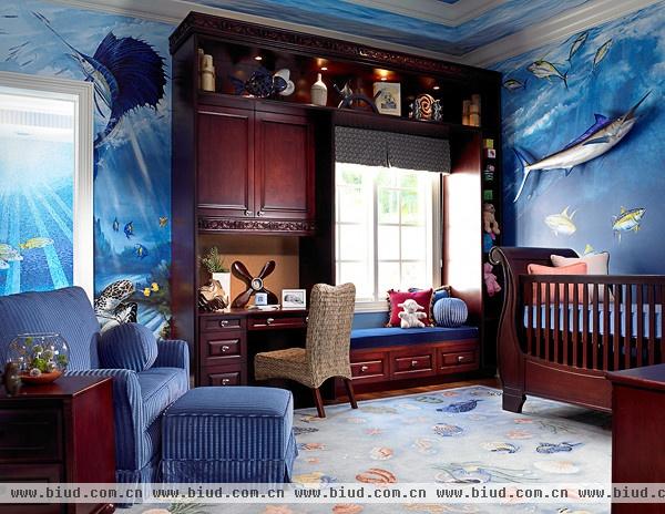 小绅士张悦轩最爱 15套海洋风格儿童房设计