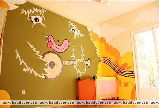 儿童房手绘墙面