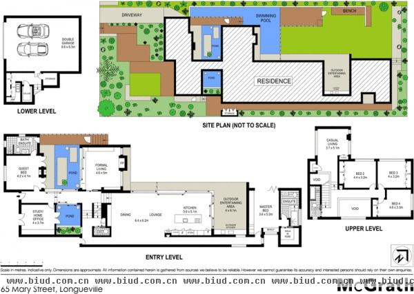 豪华步入式庭院 悉尼隆格维尔现代住宅(组图)