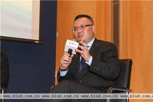 喜临门家具股份有限公司副总裁俞雷先生在调研启动会主题论坛上发言