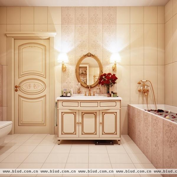 复古奢华 浴室也能如此华丽
