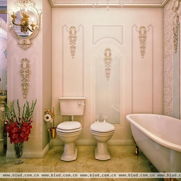 复古奢华 浴室也能如此华丽