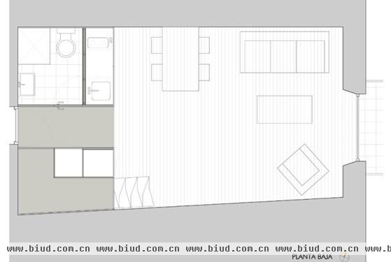 马德里28平米微户型公寓 巧妙解决空间问题