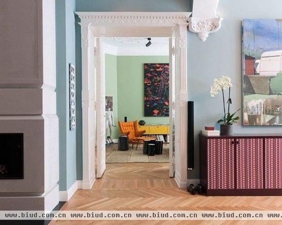 柏林彩色艺术公寓 用颜色打造充满活力的家