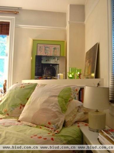 绿色清新卧室 简欧式设计（图）