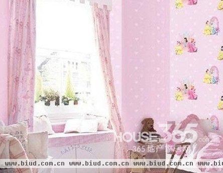 儿童房壁纸设计效果图 童话般的家