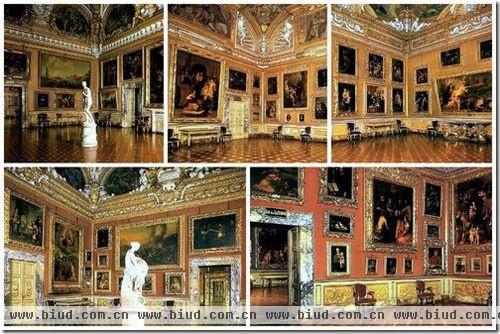 意大利各地的贵族名望在碧提宫内讨论政治、经济和文化艺术，影响力不可一世