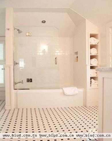 卫生间玻璃隔断淋浴房 实用并且美观