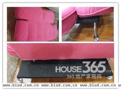 造型时尚、价格实惠的双人粉色沙发床