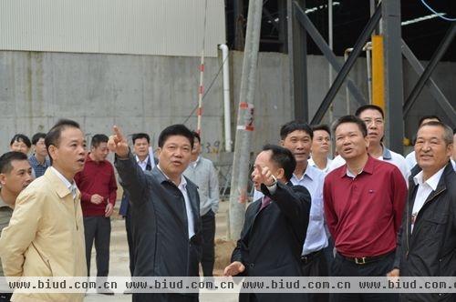 阳江市政府领导莅临博德集团阳西生产基地参观指导