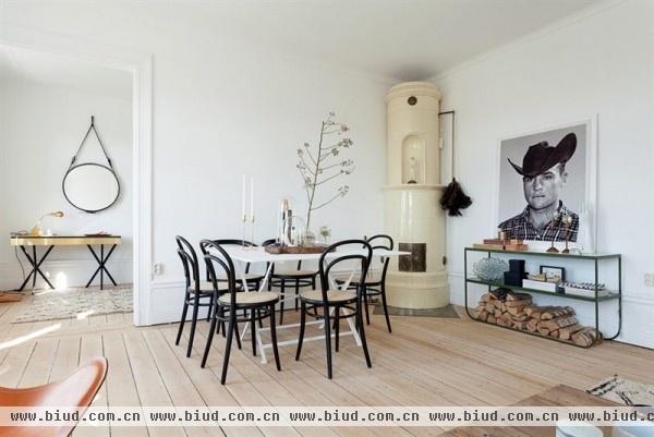 瑞典60平米低彩度时尚公寓 低彩也能照样温暖