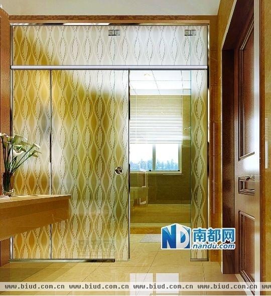 艺术玻璃“加盟”淋浴房 装饰效果美观时尚