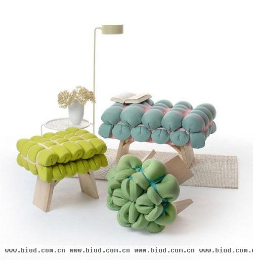 沙发形态自己做主 捆绑式海绵创意与实用十足【10】