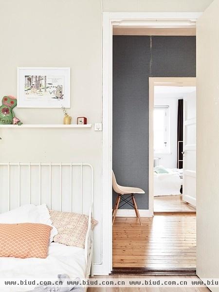 瑞典66平米裸色系女子公寓 打造一个人的浪漫