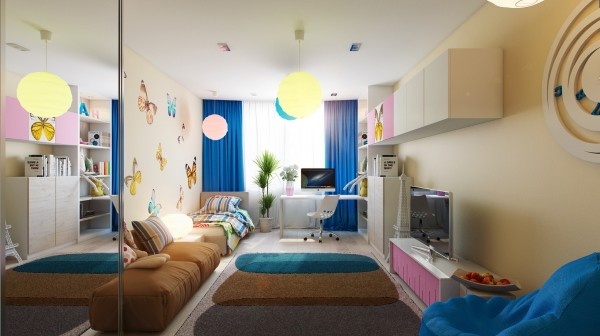 明快鲜亮的儿童房设计 让居家生活不再暗淡