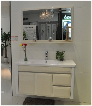 劳达斯2013年新品PVC浴室柜BC141D(“柔”系列)