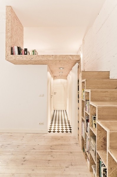 波兰33平米挑高公寓改造 别让空间绑住创意