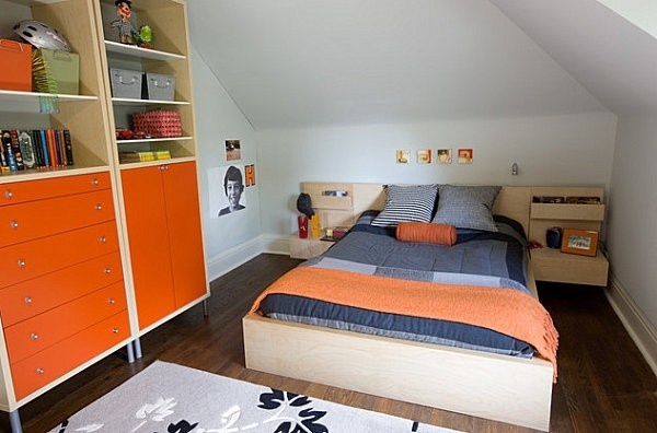 橙色健康家居设计 17款年轻个性搭配方案(图)