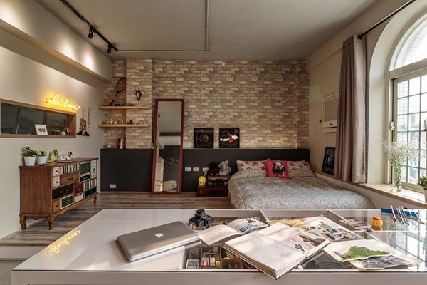 台湾99平米平面设计师的家 全新轻公寓简约风