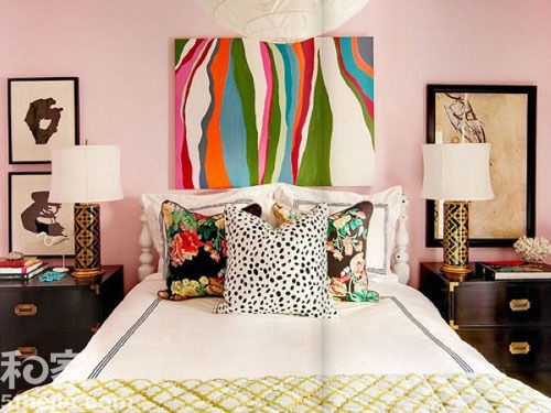 小清新的多彩墙面 8个卧室油漆配色方案