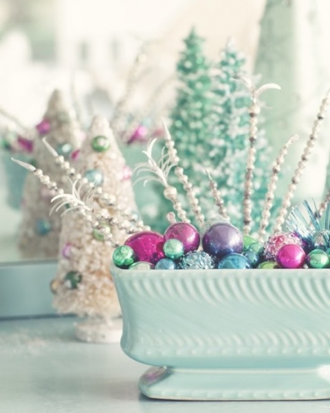 25个迷人粉彩圣诞装饰灵感 让你的圣诞节不只白色
