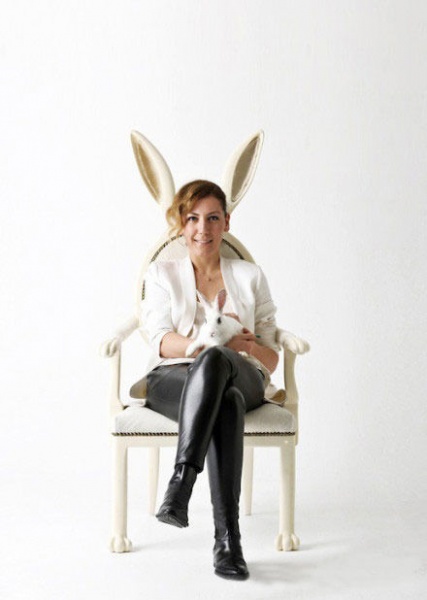 盘点那些超萌的家具：野性兔子耳朵椅子