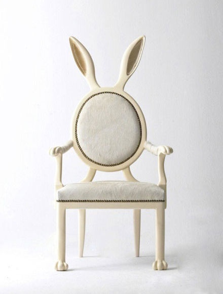 盘点那些超萌的家具：野性兔子耳朵椅子