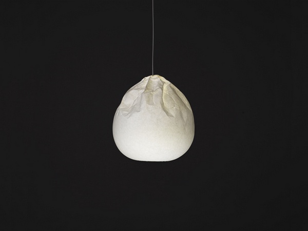 Semi-Wrinkle Washi灯罩 褶皱呈现和纸质感