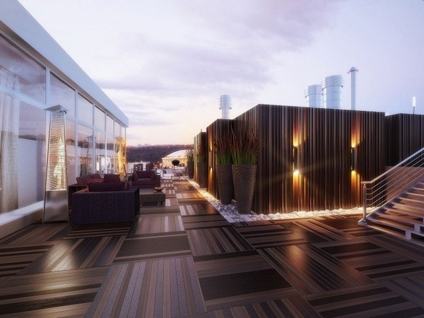 打造莫斯科精致优雅的屋顶公寓设计（组图）