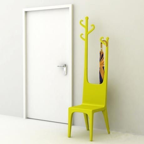 创意家具：门廊穿衣椅子