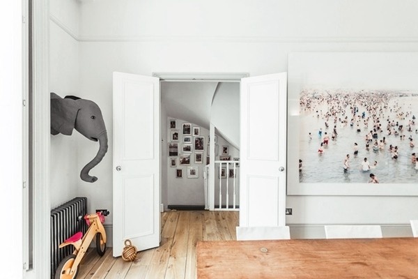 伦敦粉嫩系小家庭公寓 充满天真童趣设计(图)