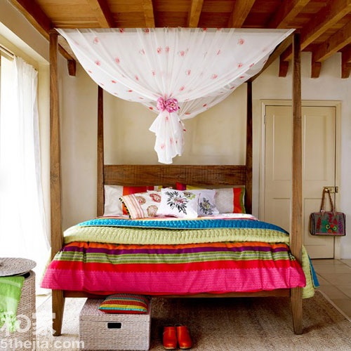 8个温润原木床 扮靓现代卧室