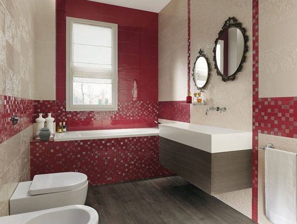 豪华卫浴间精选 瓷砖设计各具特色