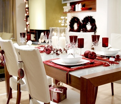 快乐圣诞节不一样的客厅餐桌