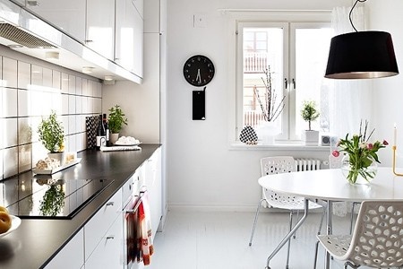瑞典时尚大方小公寓 家居开放式收纳新概念