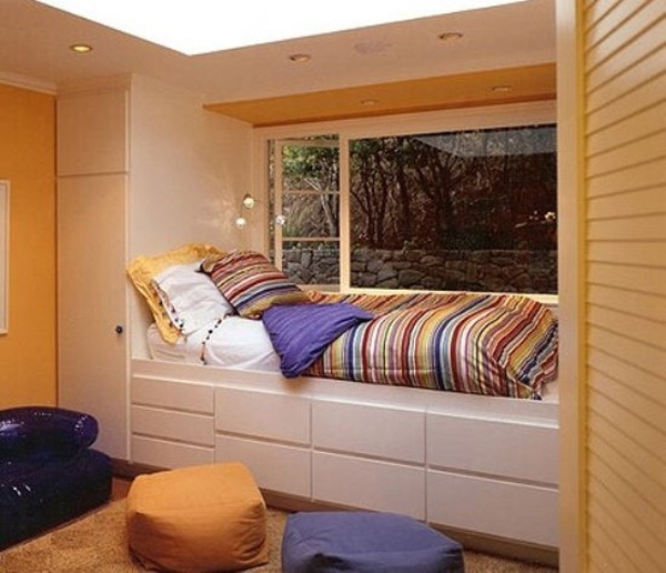 10款特色创意飘窗设计打造另类窗台卧室