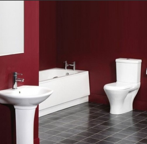 红色，让浴室充满活力