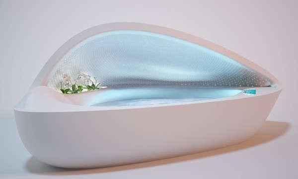 卫浴新享受 珍珠母浴缸设计美得令人窒息