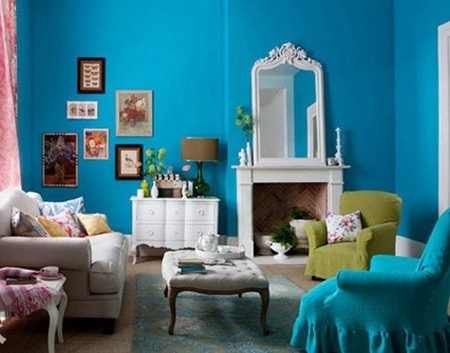多一点色彩墙面演绎 6种方案让客厅鲜活起来
