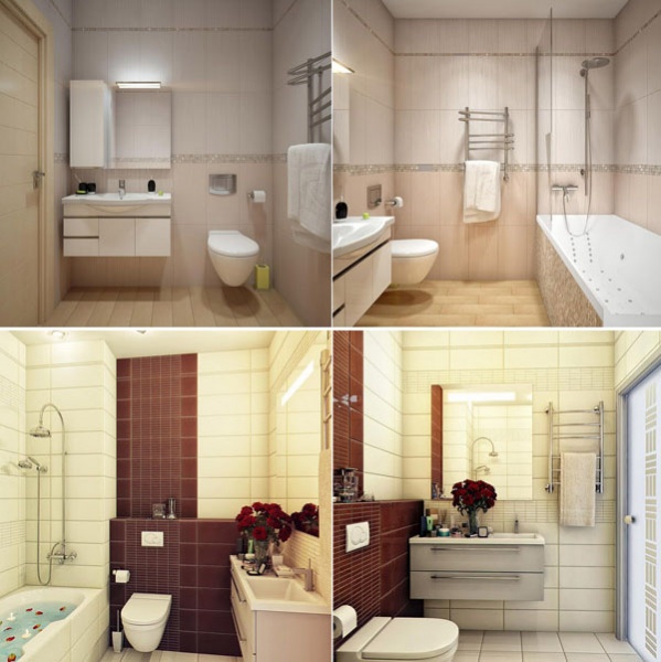 华丽瓷砖繁复花纹打造奢华浴室