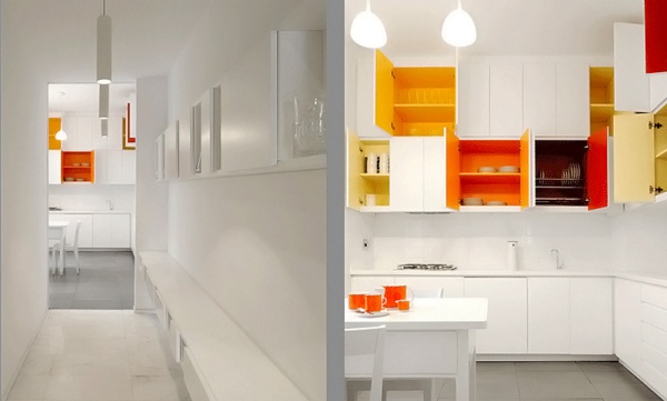 浅色注意 意大利现代中性色公寓设计