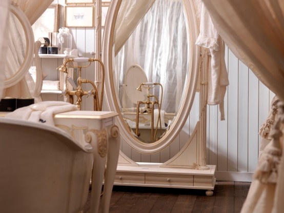 奢华浴室家具带来欧洲王室般卫浴享受