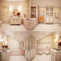 华丽瓷砖繁复花纹打造奢华浴室