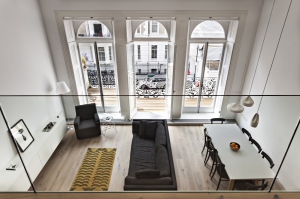 低调奢华 伦敦现代复式公寓