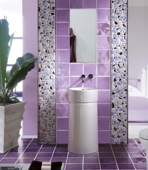 20个浴室瓷砖铺设华丽创意