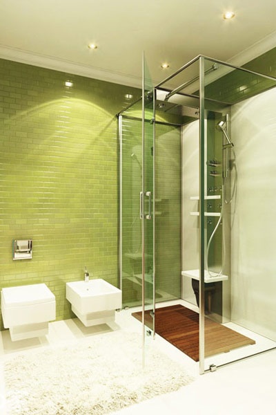 温暖舒服的冬季卫浴间 多种颜色营造冬季舒适